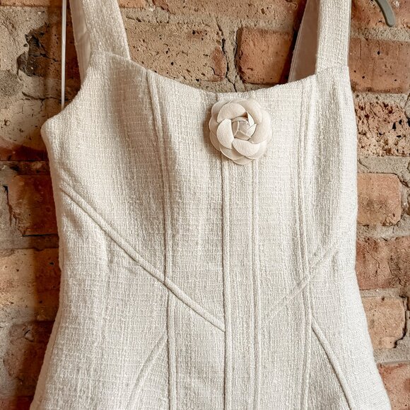 Chic Cream Mini Dress - Picture 10 of 16